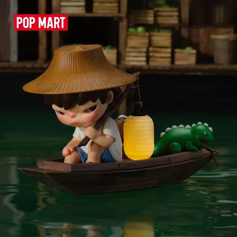 

POP MART Hirono Floating Market Mystery Figure Series Blind Box Toy Gift festival Girls Ornamental Figurine Bag for Guessing