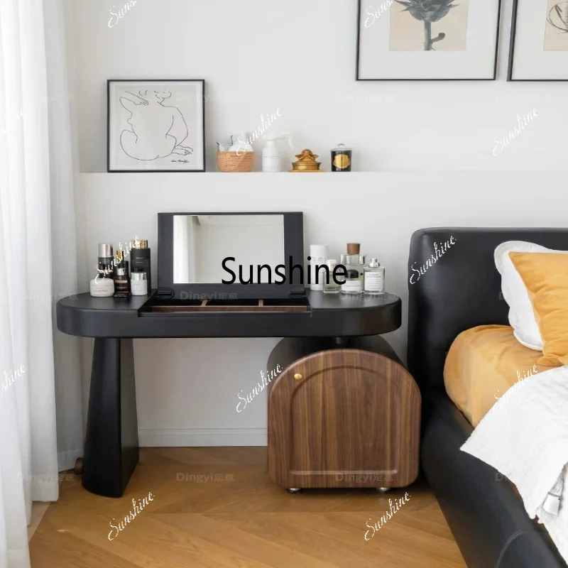 Small bedside table, integrated dresser, bedroom storage cabinet, high-end sense