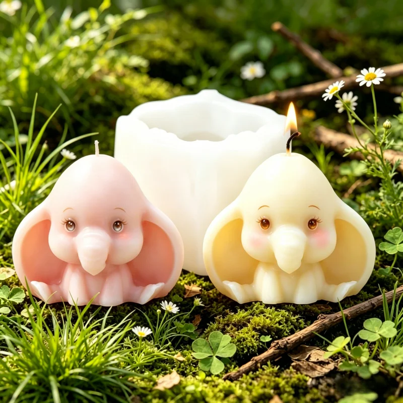 3D かわいい象シリコーン型 DIY 赤ちゃん飛行象ダンボ動 - Soap Making Scents のレビューと価格