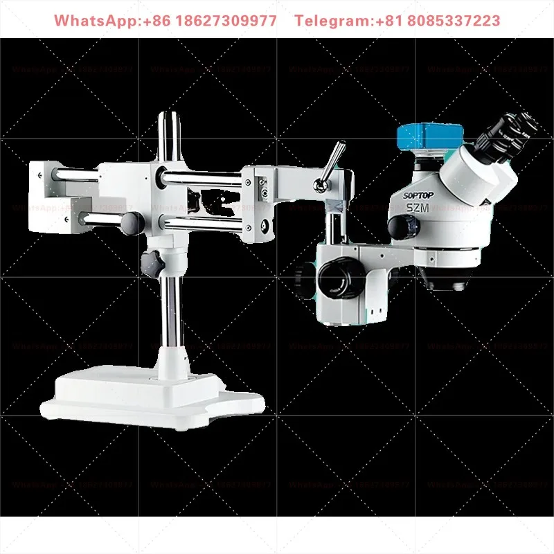 SZM 360° Universal Long Arm Medical Microscope - For Ophthalmic/Vascular/Neurosurgery Suture & Surgery Practice