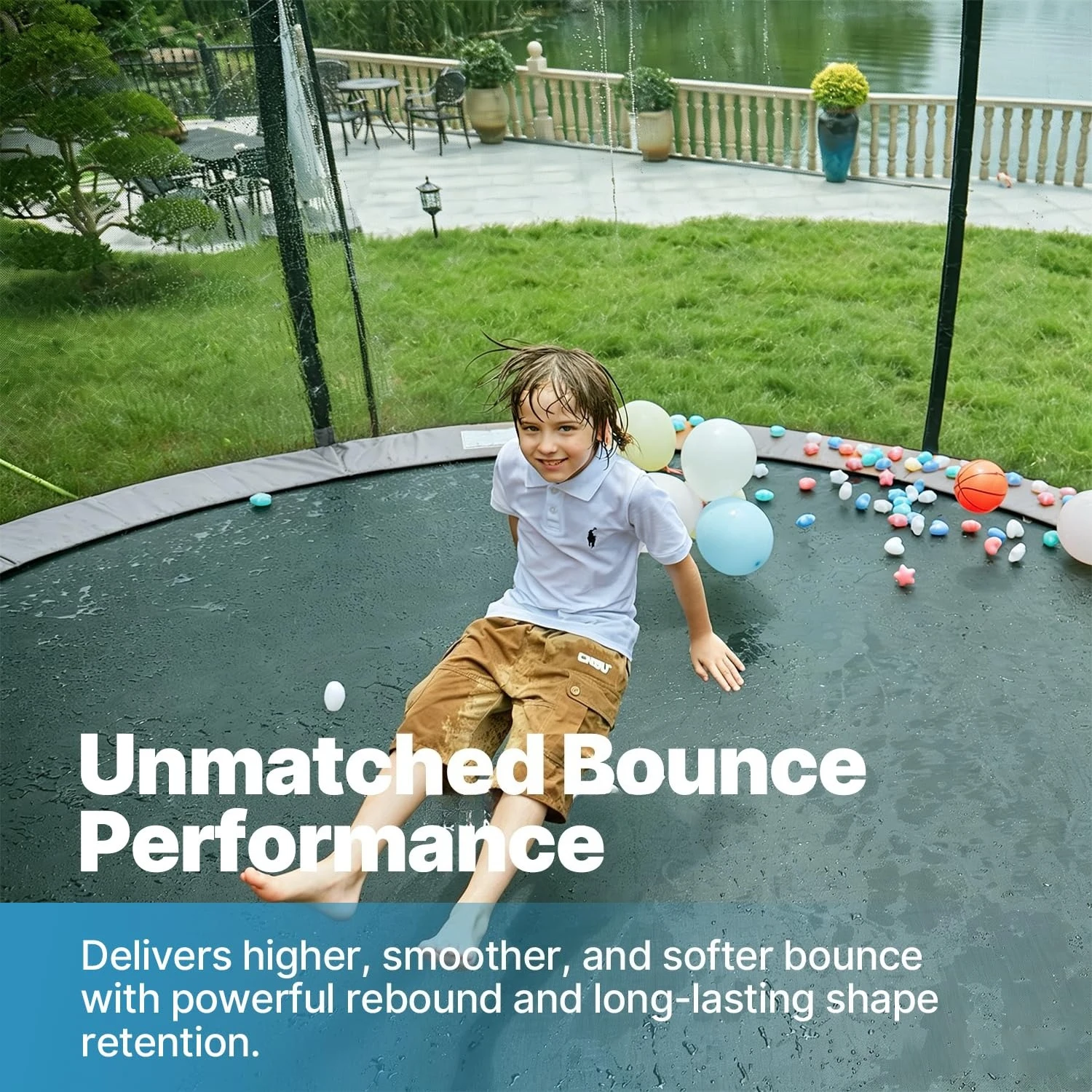 10/12/14FT Springless Outdoor Trampoline, ASTM Approved Trampoline, Customized