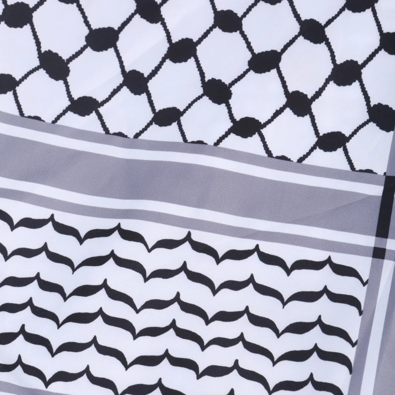 스카프 Shemagh Desert Keffiyeh 머리 목 스카프 아랍 랩 술 스카프 남여