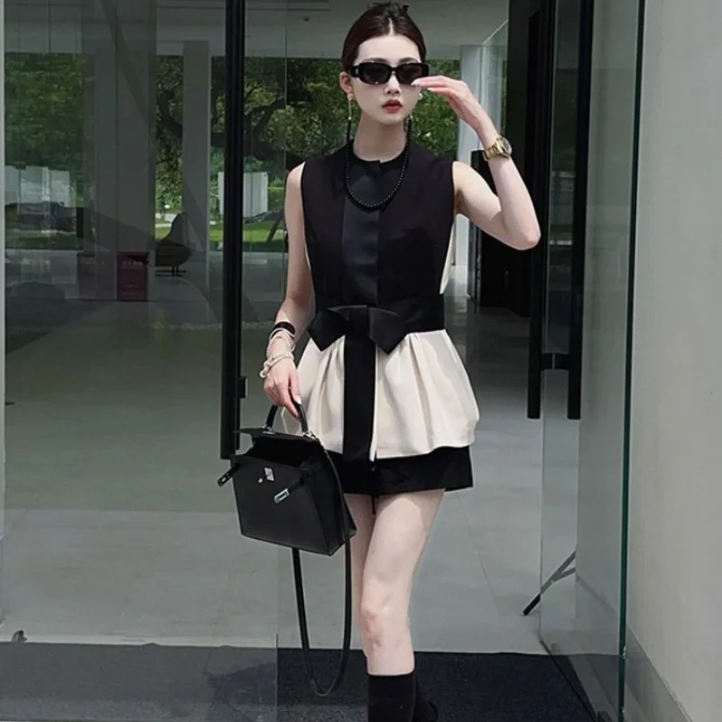 New In Woman Shorts Korean Style Elegant Products Casual Cheap And Stylish Hot Offers Classic Short Sets For Women 2 Pieces