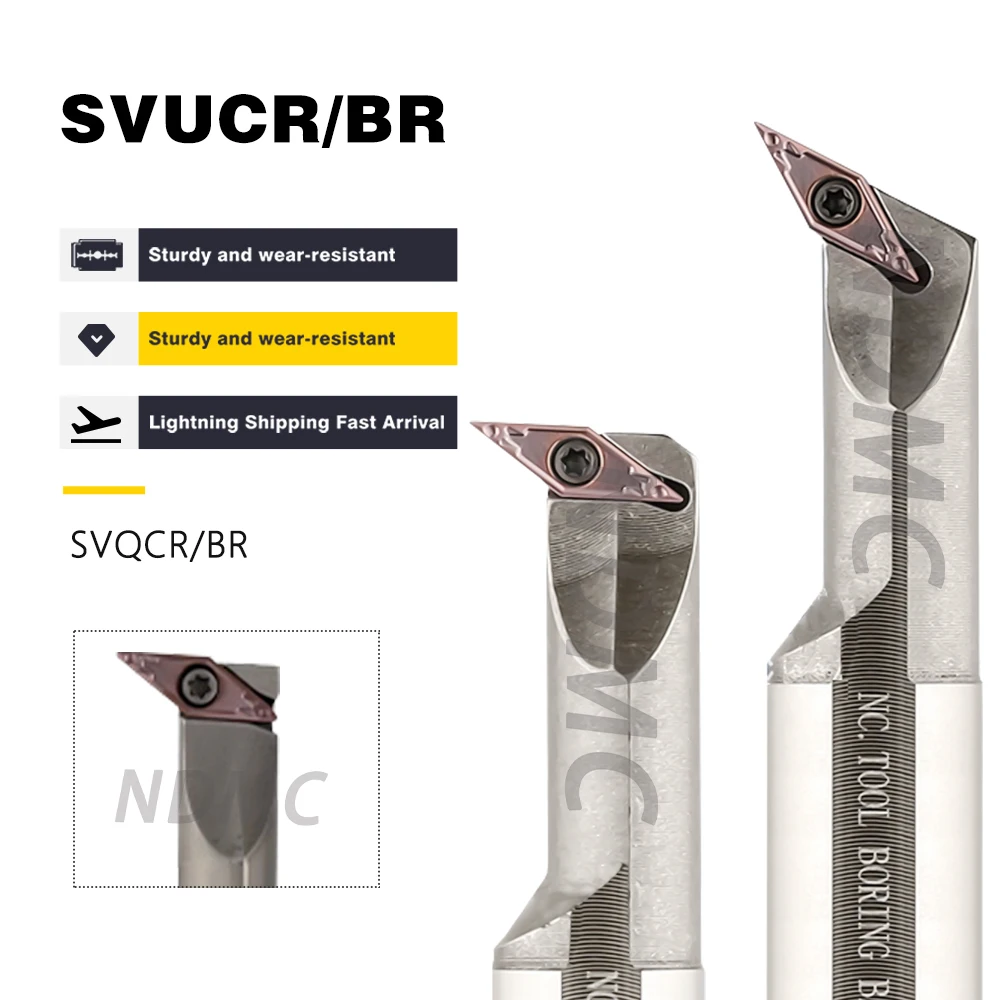 

SVUCR08 CNC Lathe High-speed Steel Eccentric Inner Hole SVUCR/SVUBR/SVQBR Tool Holder High-speed Steel Tool Holder Wear-resistan