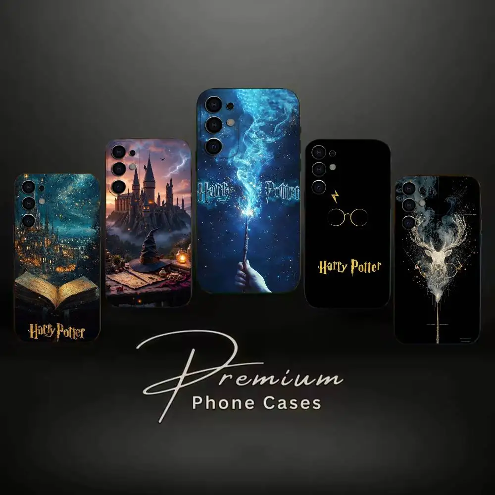 Hot Magic H-Harry-s Potters W-Wands  Phone Case Soft Black For Samsung S24,S21,S22,S20,S23,S30,Ultra,S20,Plus
