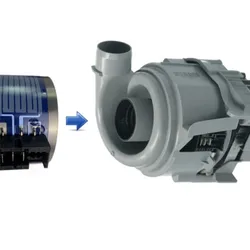 지멘스/보쉬 식기 세척기용 두꺼운 필름 가열 링, 가열 순환 펌프 및 물 펌프, 식기 세척기 액세서리