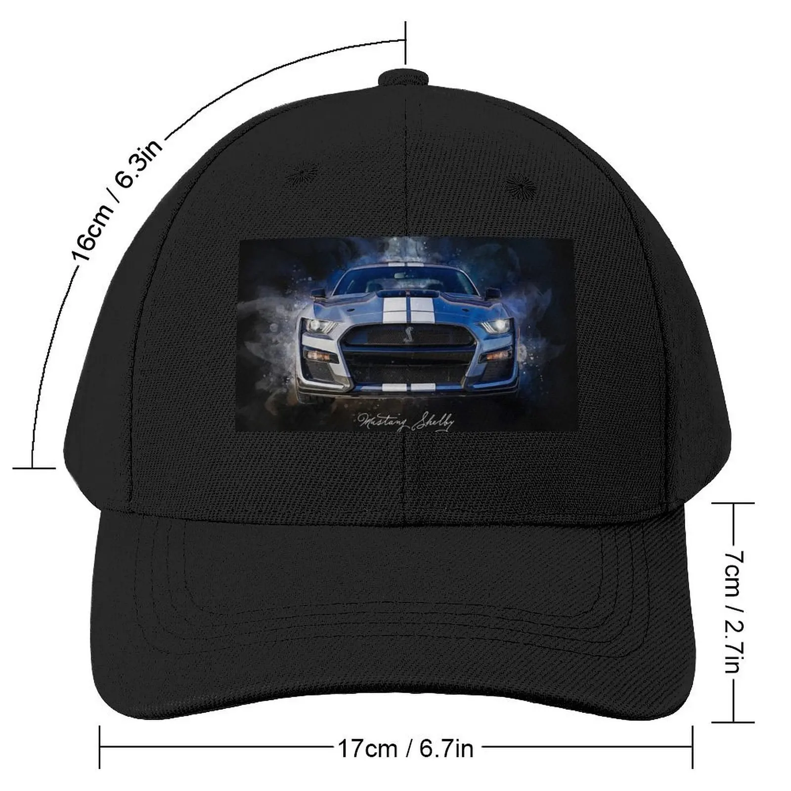 Mustang Shelby Gt500 Heritage Edition poster Baseball Cap custom Hat Golf Mens Tennis Women's