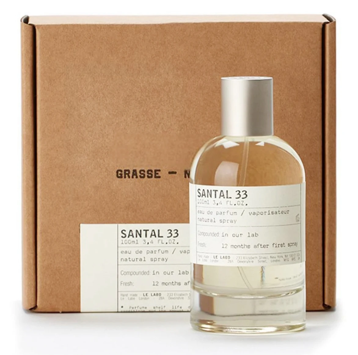 Laboratorio 33 Perfume sándalo té negro fragancia ligera de larga duración fresco Original Neutral elegante Perfume de madera