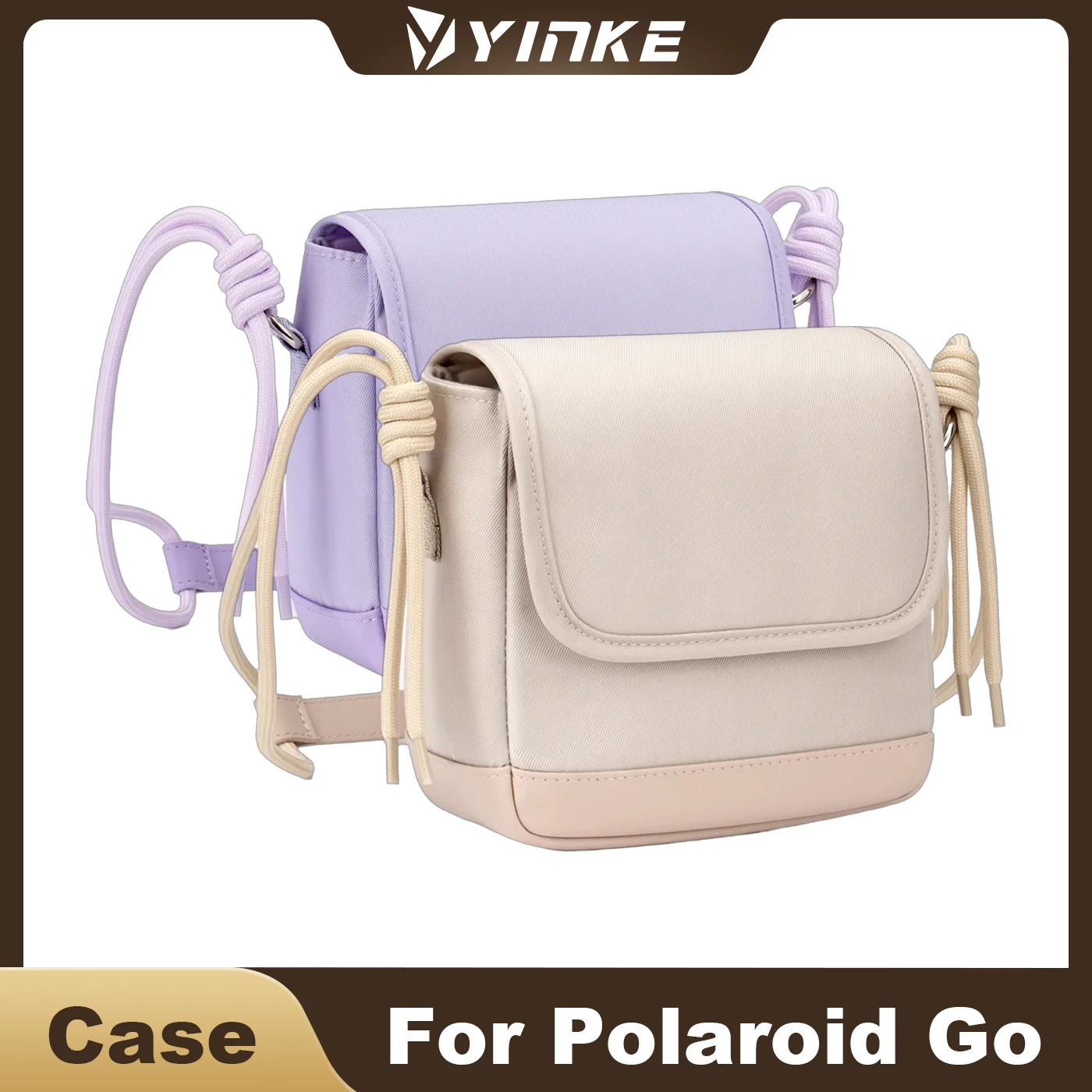 Yinke Instax Mini Case For Fujifilm Instax Mini Customizable Divider Camera Bag With Adjustable Shoulder Strap