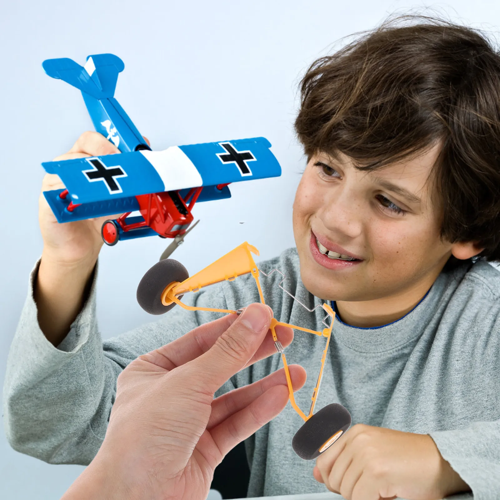 

Rc Airplane Front Landing Gear Heavy-Duty Plastic Landing Gear Replacement for Remote Control Aircraft Enhanced Stability and