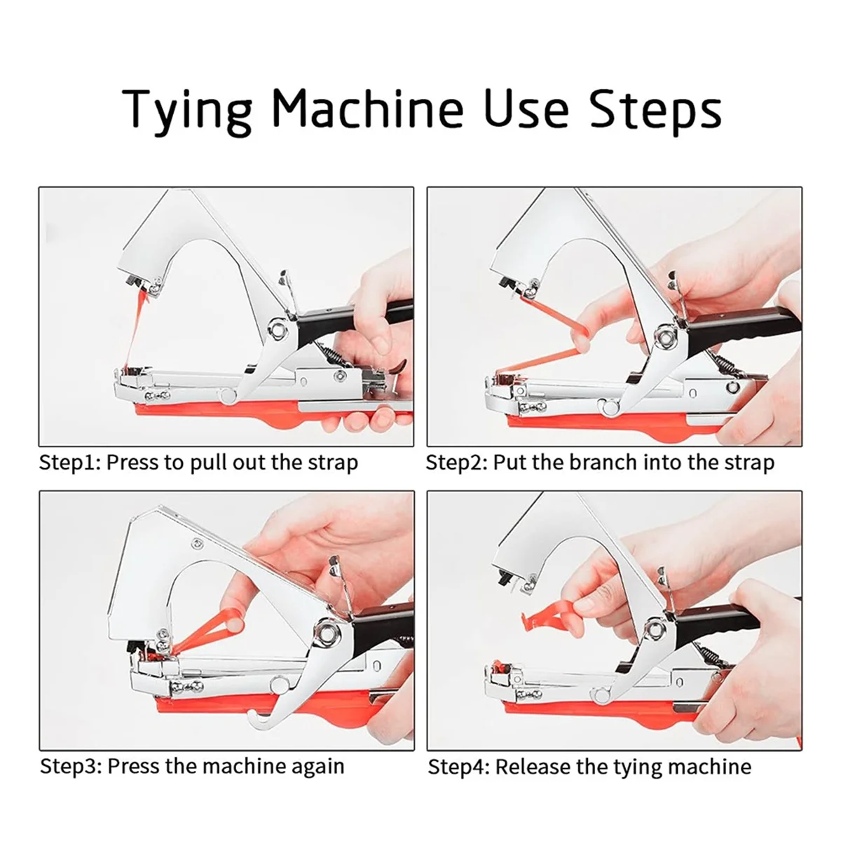 Plant Tying Machine Branch Tying Machine Gardening Tools for Tying Vegetables, Grapes, , Cucumbers and Branches.