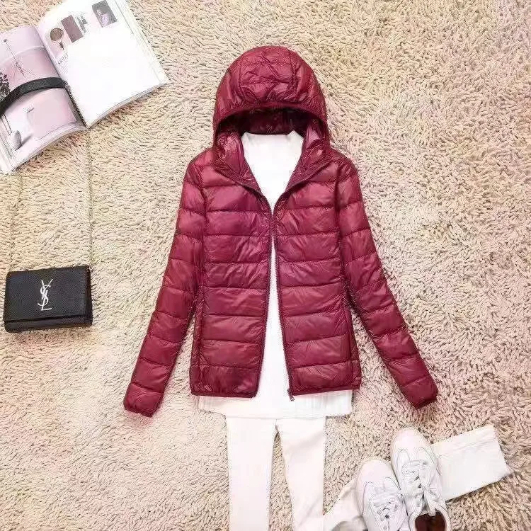 Femmes doudoune 15 couleurs grande taille 5XL 6XL 7XL 2025 nouveau printemps automne femme Ultra léger emballable à capuche vers le bas manteaux