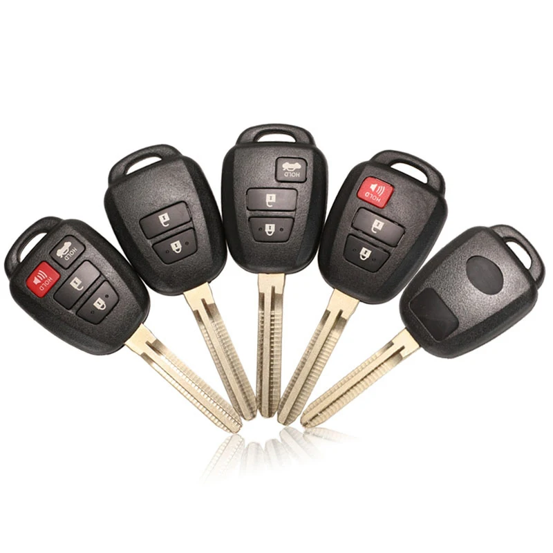 

Bilchave 2/3/4 Buttons Remote Key Shell With TOY43 Blade For Toyota CAMRY 2012-2015 Corolla 2014 2015 Replacement Key Case