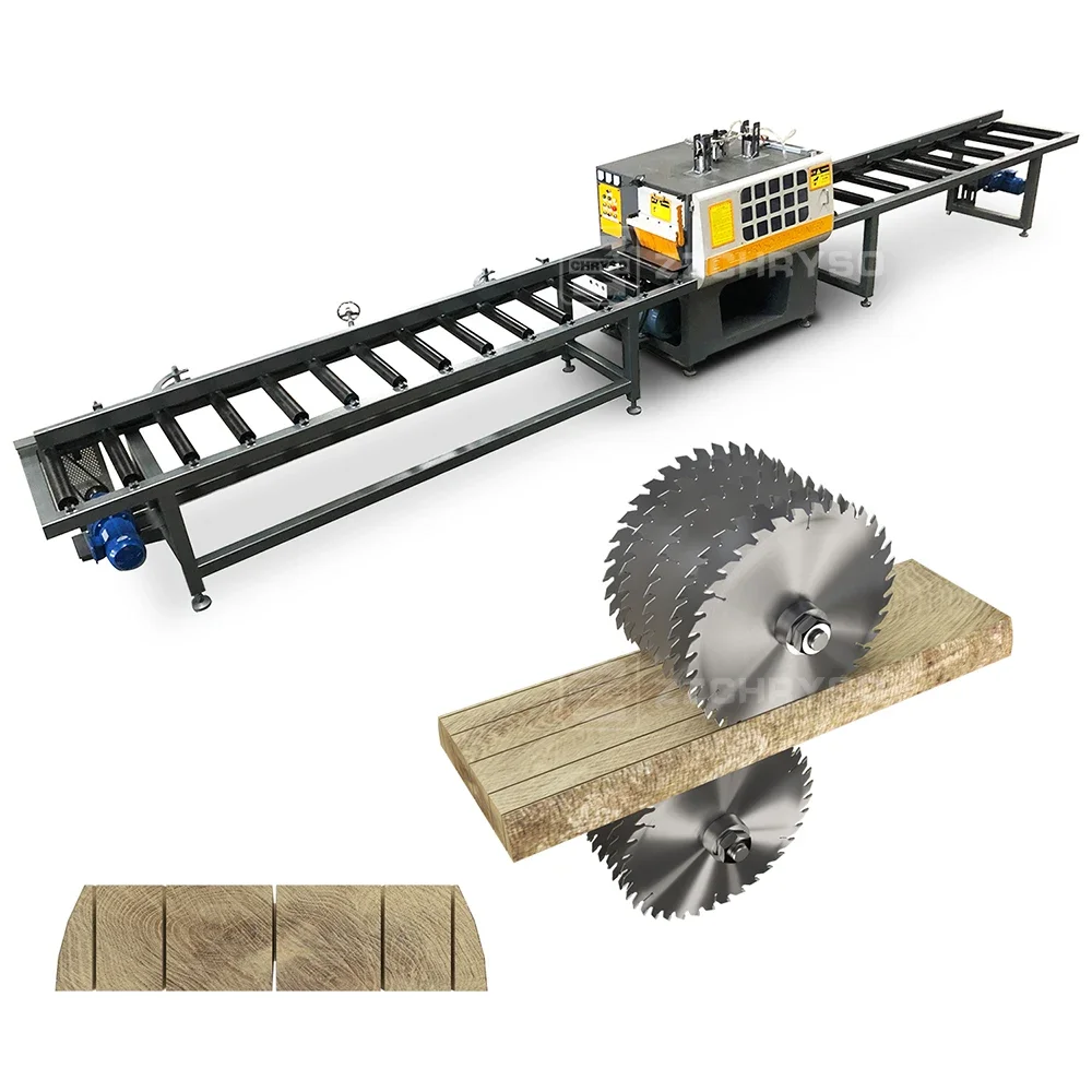 Woodworking Circular Saw Automatic Wood Saw Machines Multi Blade Rip Saw
