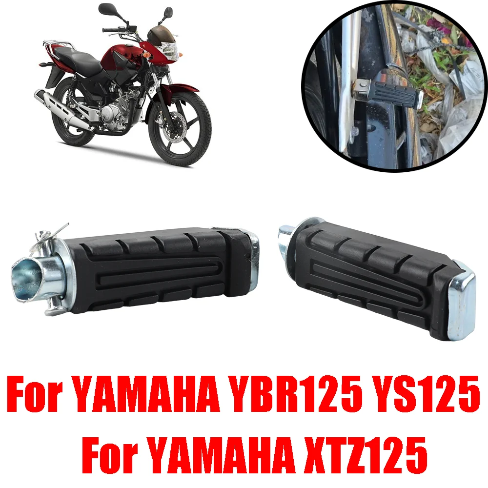 For Yamaha YBR125 YB125 YBR 125 ED SPD YB 125 YS125 XTZ125 XTZ 125 Motorcycle Rear Passenger Footrest Foot Pegs Pedals Footpegs