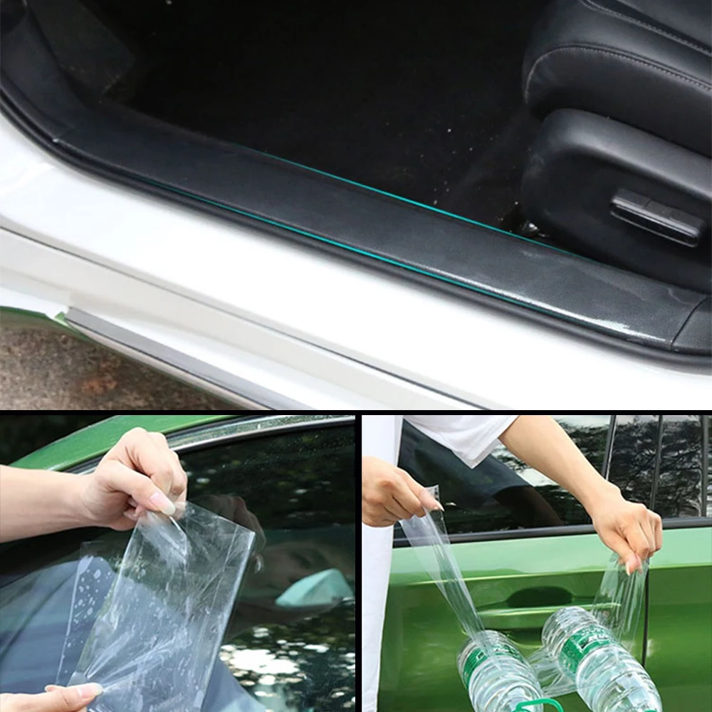 8,5mil TPU PPF Auto-Folienverpackung Selbstheilende Kratzfeste Glänzende Transparente Schutzfolie Aufkleber Autolack-Schutzabdeckung – Detail 4