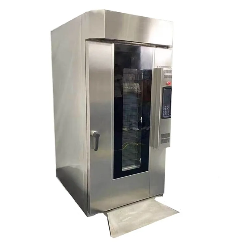 Commercial hot air circulation roast chicken oven, automatic rotary oven, roast sweet potato machine