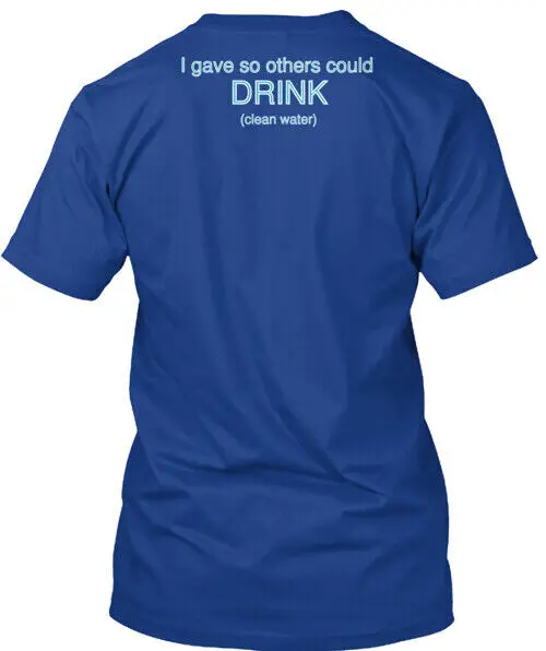 #Thirsty An Effort for Clean Water Tee T-Shirt Made in the USA Size S to 5XL