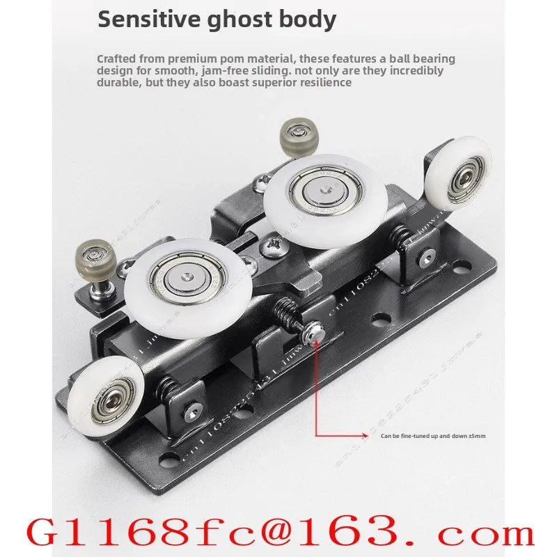 Ghost Door Hardware Accessories Buffer Invisible Sliding Door Wooden Door Hidden Track Parts