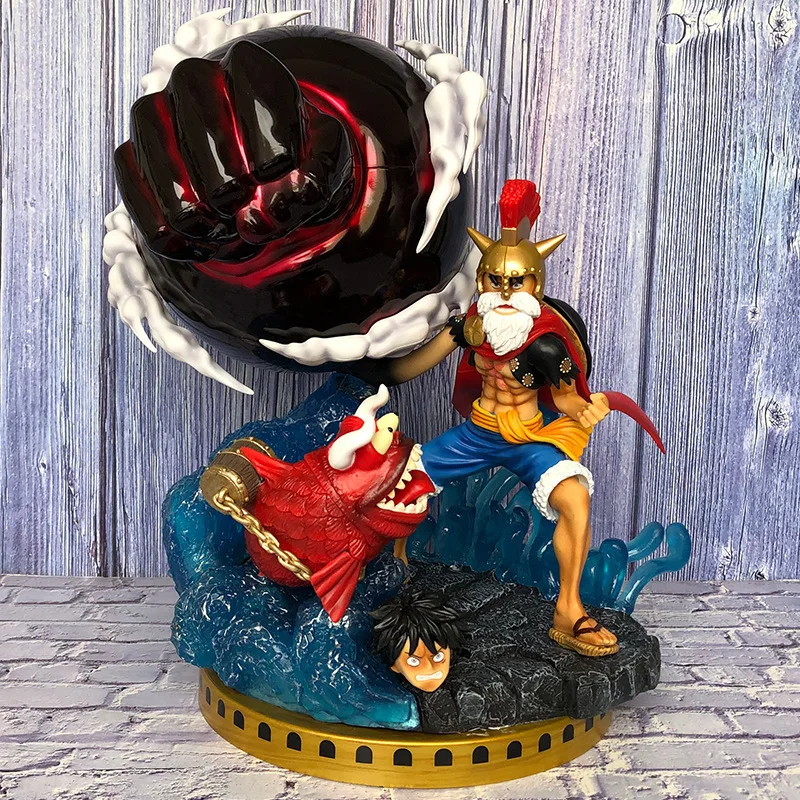 ONE PIECE GK competition arena Gladiator, Luffy, Lucie face changer, figure model, ornament, statue