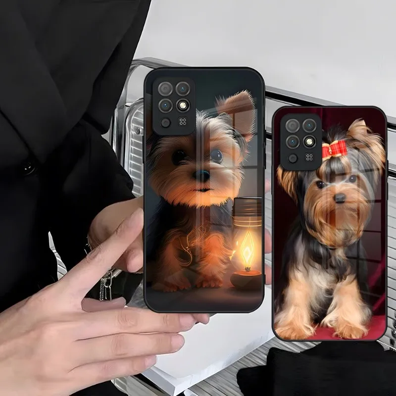 Yorkshire Terrier Dog Puppy Phone Case FOR Xiaomi Redmi Note11 Pro Plus 11s 11T 10 Ultra 11X Lite 12 POCO X3NFC F3 M4 Glass