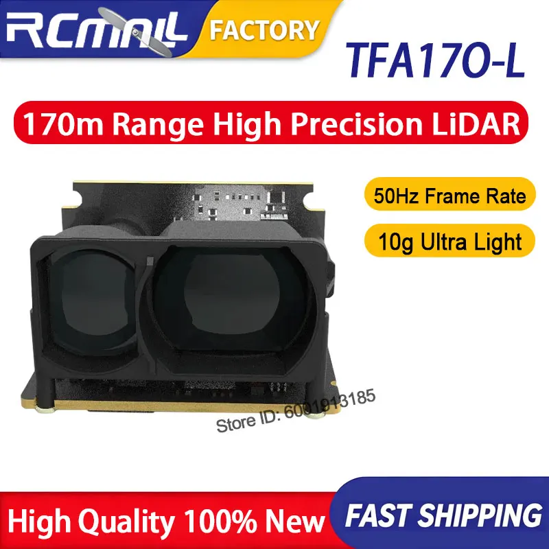 Benewake TFA170-L LiDAR Sensor 170m Long Range High Precision RS232 Single Point Laser for Height Measurement UAV Drone System