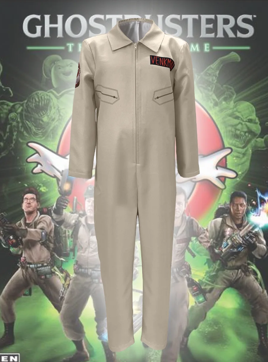 Deluxe Adult Ghostbusters Costume for adult Dress Up Set for Halloween Carnival Party Outfits