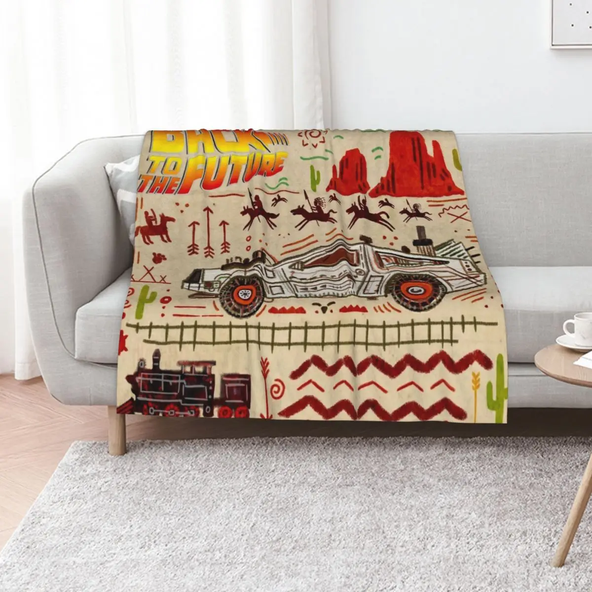 

1885 Delorean Throw Blanket Blankets For Baby Luxury Brand Decorative Sofa funny gift Blankets