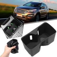 For Hyundai Santa Fe 2024 Car Water Cup Holder Central Control Drinks Holder Silicone Storage Tray Interior Accessories