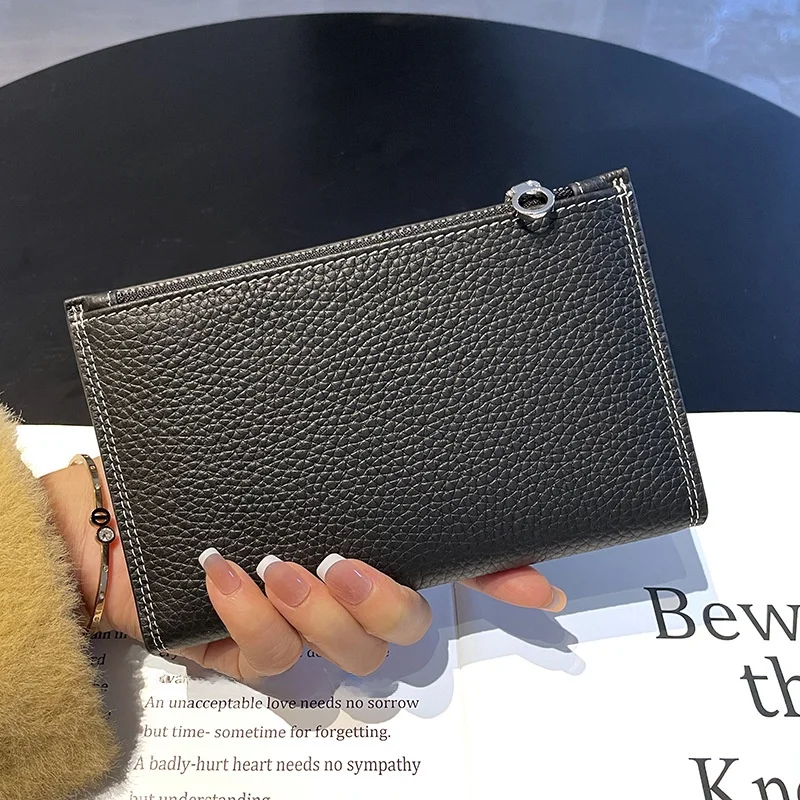 genuine-leather-travel-passport-holder-women's-multi-function-card-bag-storage-wallet-slim-design-document-organizer