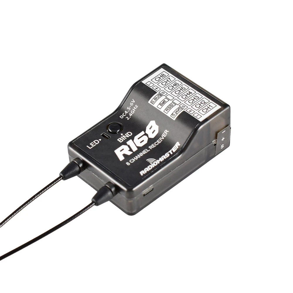 New RadioMaster R81 R84 R86 R86C R88 R161 R168 2.4GHz Over 1KM SBUS Nano Receiver Compatible FrSky D8 TX16S Support Return RSSI