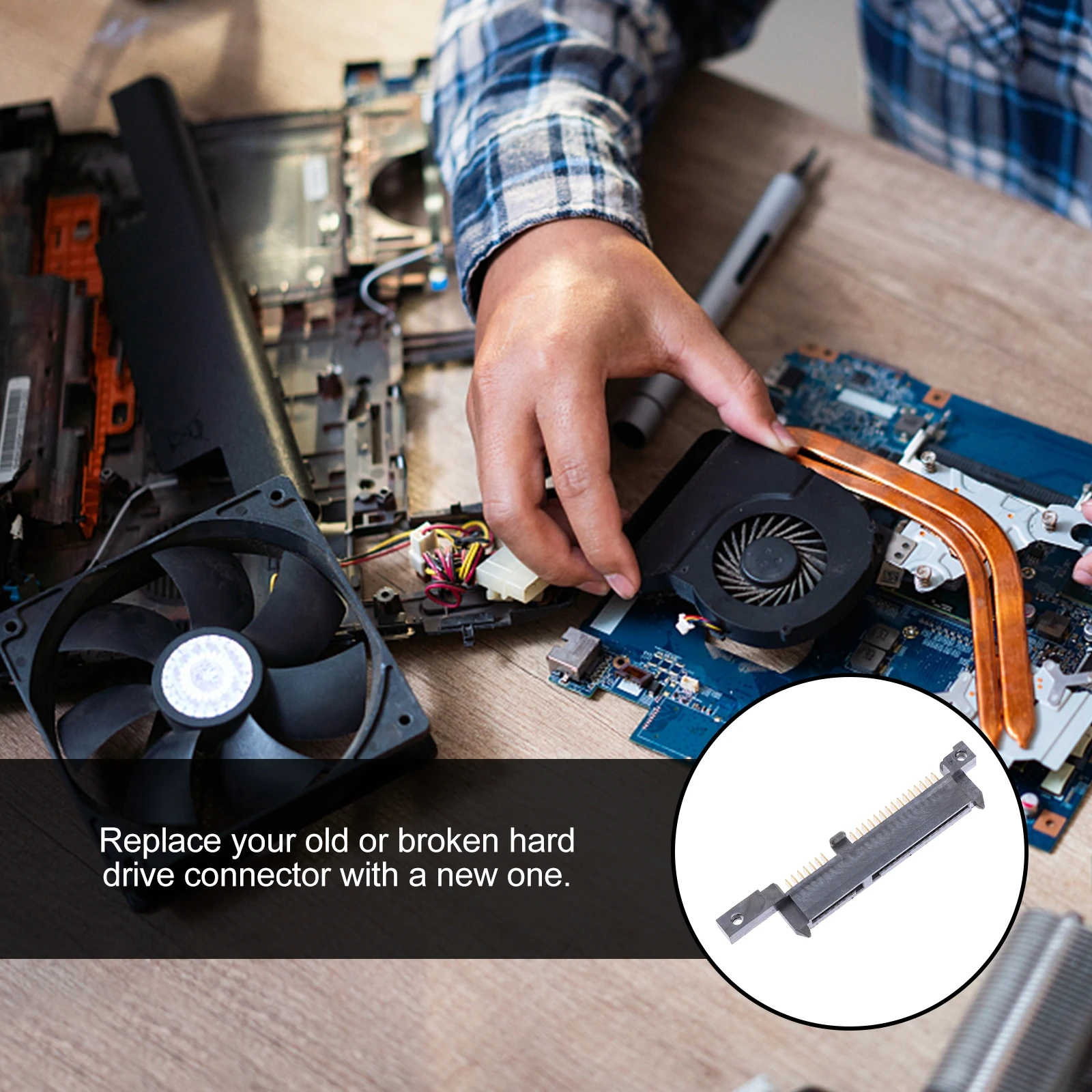 

2.5 Inch Connector Laptop Hard Drive Adapter For Hard Disk Replacement Upgrade Repair Compatible With Dv9000 Interposer