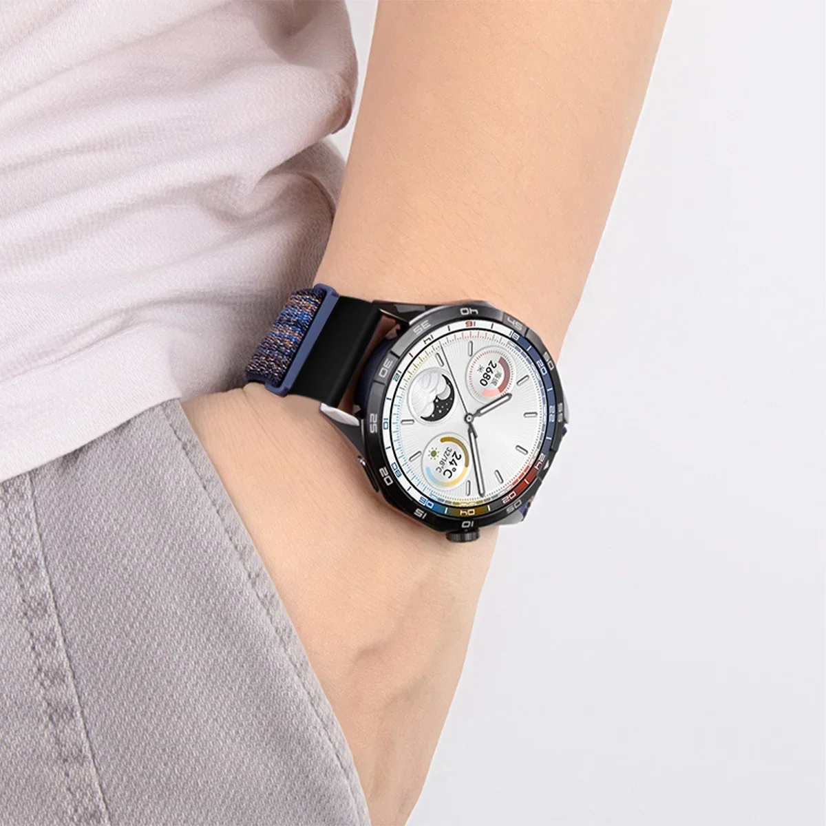 22mm 26mm Nylon strap for Garmin Fenix 8 7 7X 6 6X Pro 5 5X Plus 3 3HR Quick Fit Bracelet Smartwatch For Forerunner 945 925 Band