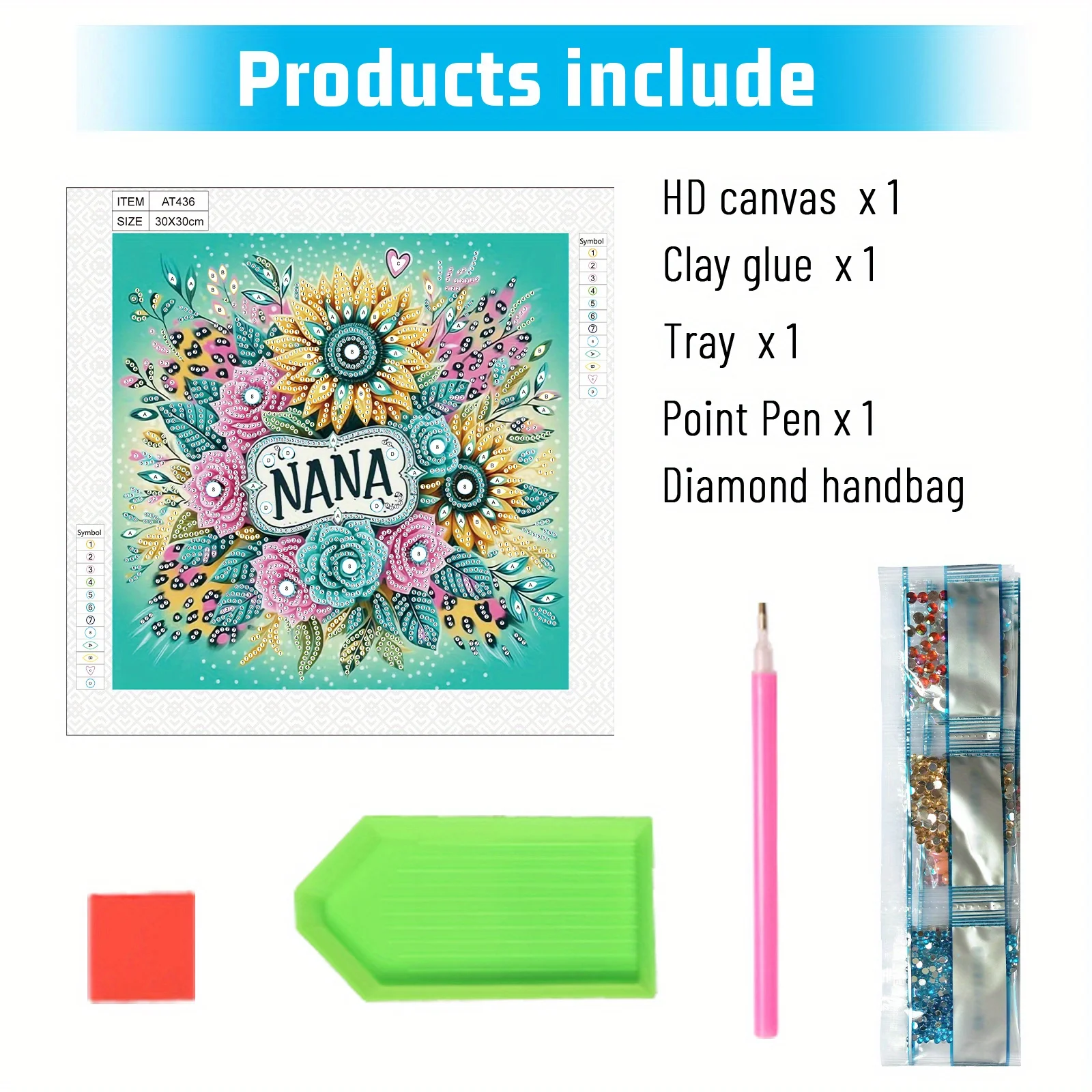 다이아몬드 아트 페인팅 키트, DIY 꽃, 특별한 모양, 크리스탈 다이아몬드, 부분 다이아몬드 아트 페인팅, 가정 벽 선물에 적합