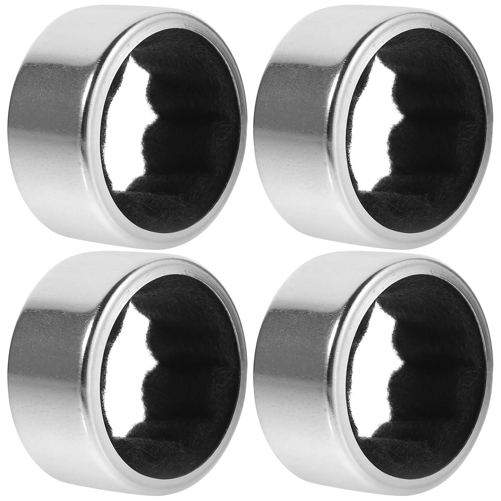 4pcs Red Drip Stop Ring Stainless Steel Bottle Collar Ring Leak-Proof Anti-Overflow Ring Bar Tools Accessories fo