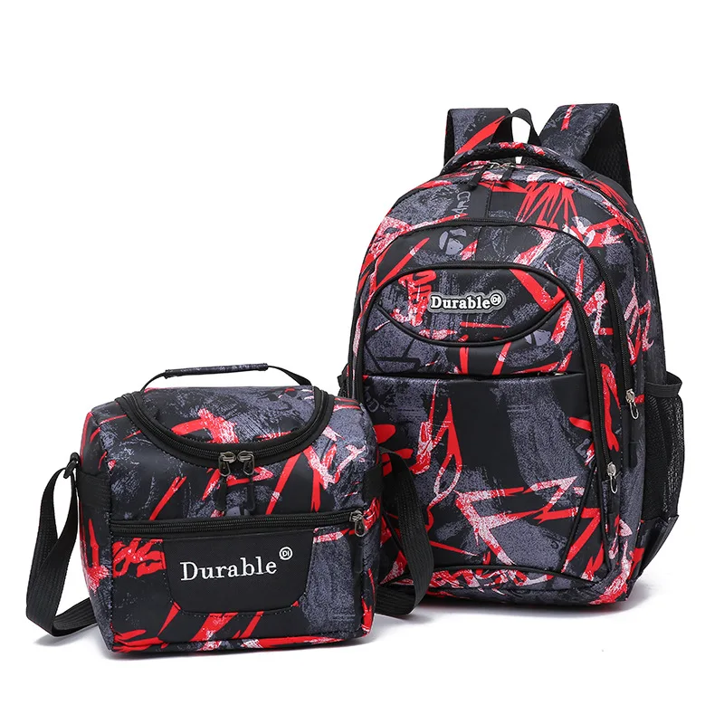 Children School Bags Set For Girls Teenage School Backpack with Thermal Lunch Bag Students Waterproof Schoolbag Kids Backpack