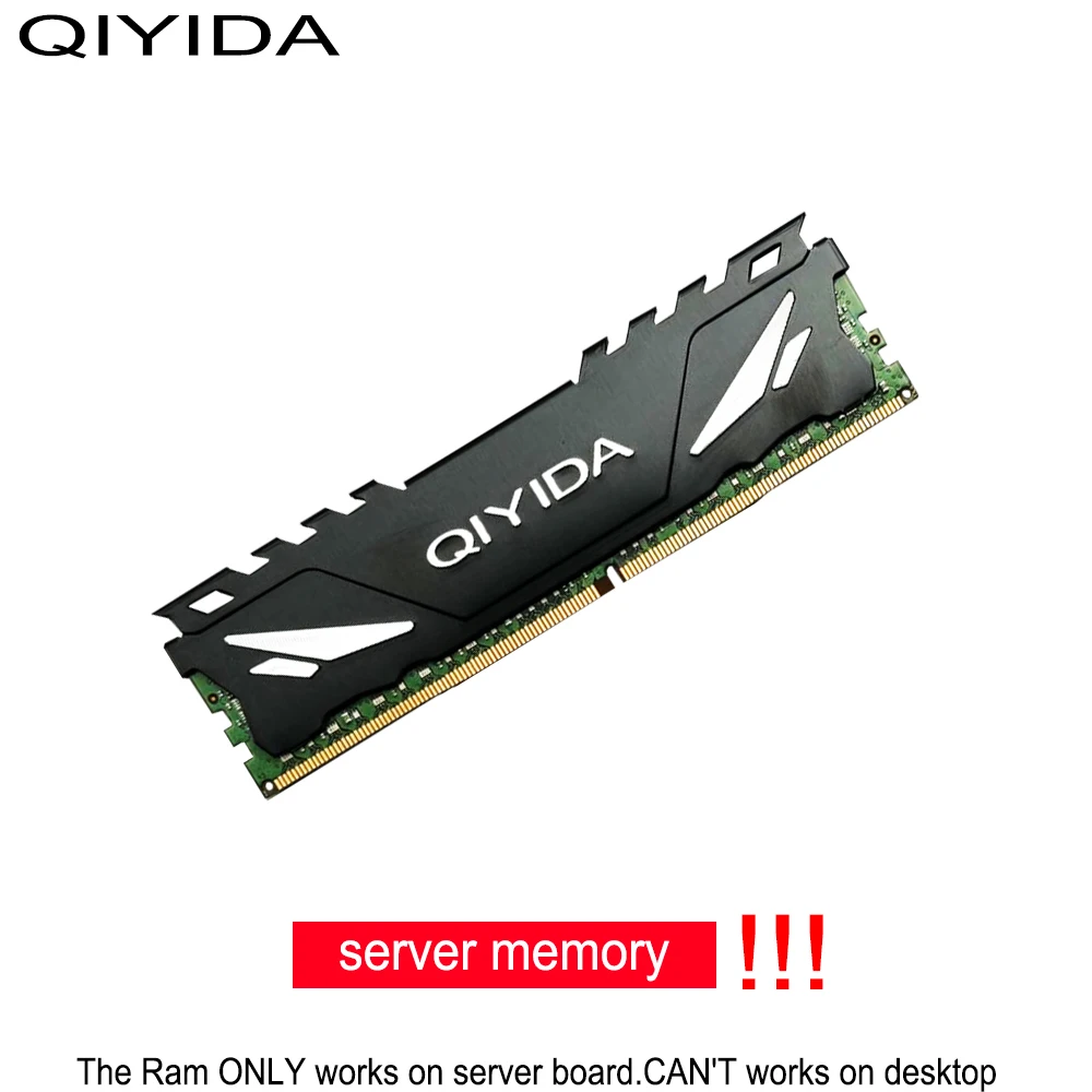 Qiyida ddr4 Ram 8GB 4GB 16GB PC4 2133MHz أو 2400MHz 2666MHZ 2400 أو 2133 ECC REG Server Memory 8G 16G 4G 32GB RAM