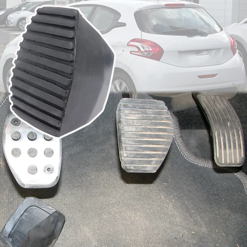 Imagen 1 del producto Cubierta de almohadilla de Pedal de goma para pie de freno de embrague de coche 213026 450417 Para Peugeot 208 A9 2019 2018 2017 2016 2015 2014 2013 2012