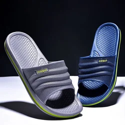 Men Indoor Slippers Summer Home Bathroom Sandals Outdoor Beach Flip Flops Shoes 2023 Man Comfortable Cloud Shower Slides