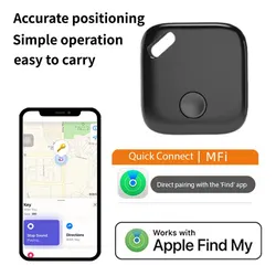 Smart Bluetooth GPS Tracker Work with Apple Find My APP ITag Anti Lost Reminder Device MFI Rated Locator Car Key Pet Kids Finder