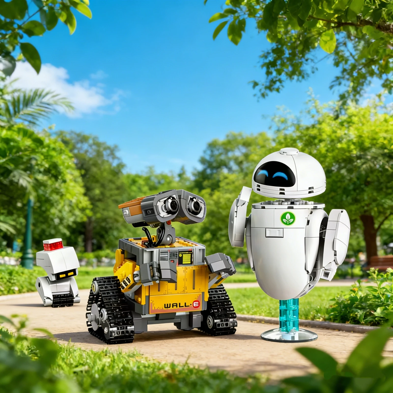 206 NEW 811PCS MOC WALLI EVE RobotBuilding Blocks Figure Blocks Cute CartoonCharacter Toys Christmas Birthday Gifts