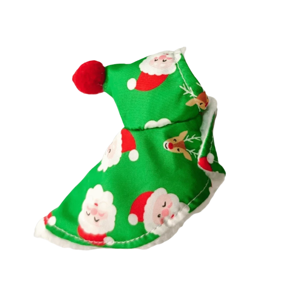 Thickened Christmas Parrot Cape Windproof Comfortable Winter Parrot Cloak Snap Fastening Warm Birds Cold Weather Gear