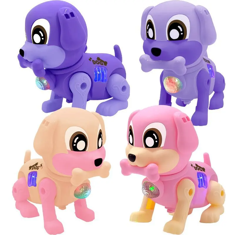 Электрический поводок, игрушка для собаки, светящийся музыкальный ползающий прыгающий собака, уличный поставщик, поводок для животных