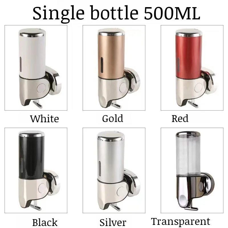 Hotel Soap Dispenser Stainless Steel Soap Dispenser Wall-mounted Pull Rod Manually Press Shower Gel To Soap Dispenser