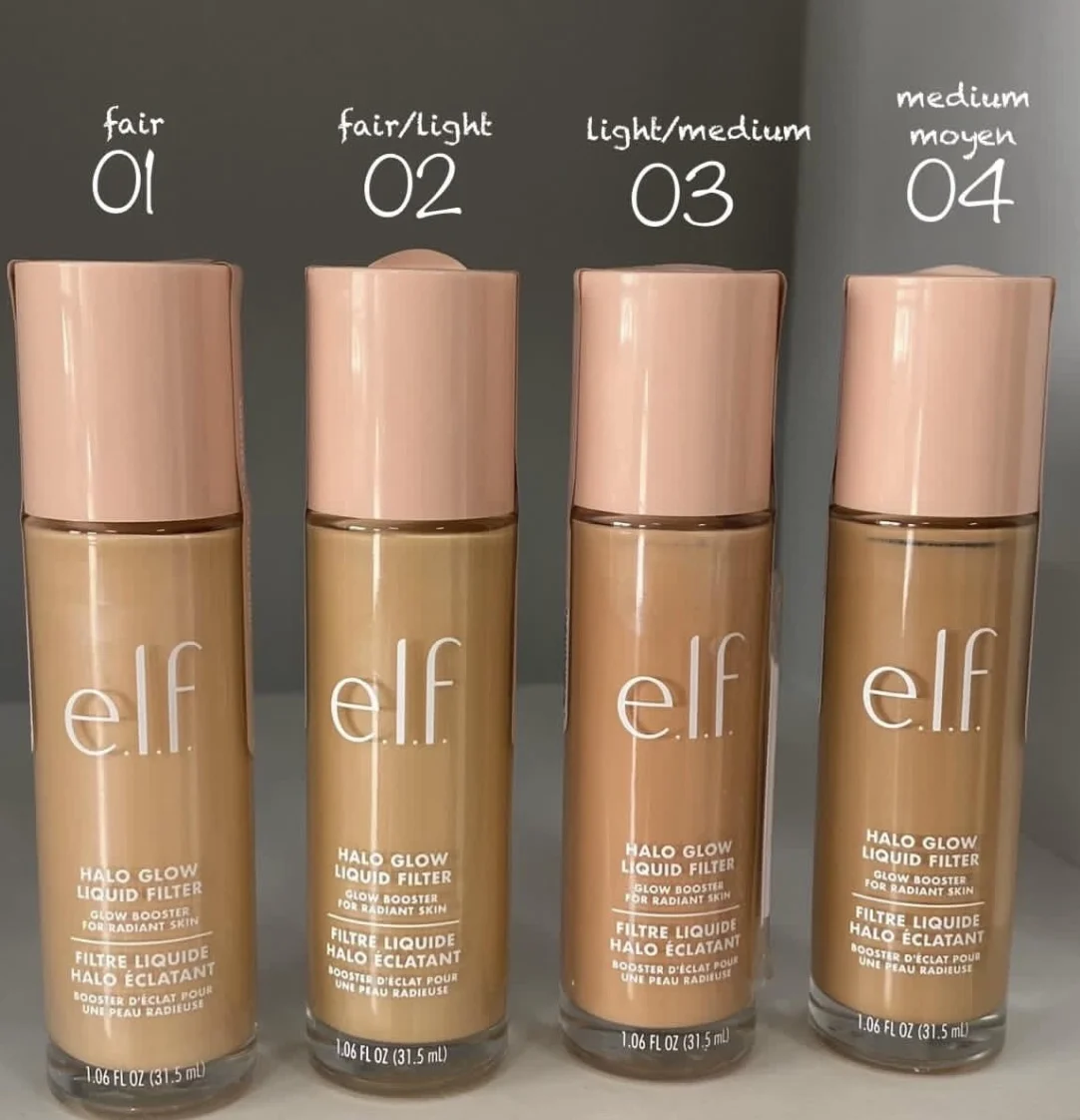 31.5ml E.l.f. Halo Glow Liquid Filter Multifunctional Efficient Full Coverage Concealer Glow Booster For Radiant All Skin Types