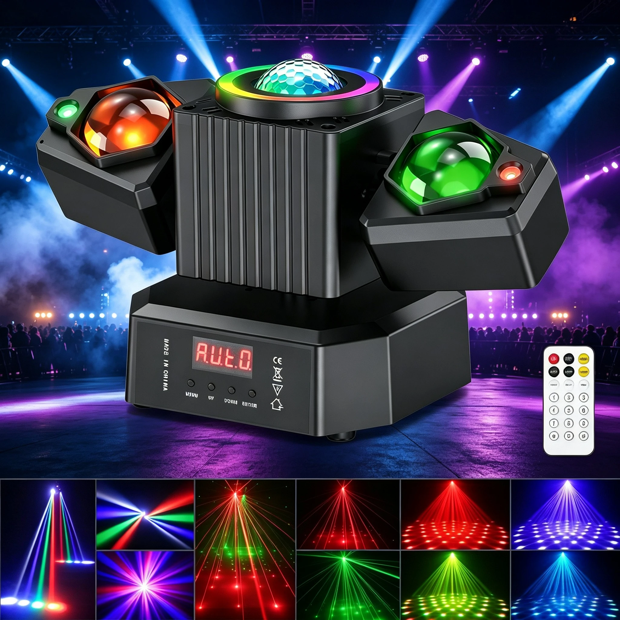 lumiere-de-scene-dj-rgbw-effet-d'eclairage-4-en-1-dmx512-auto-propulsee-controle-vocal-mode-maitre-esclave-pour-fetes-et-concerts