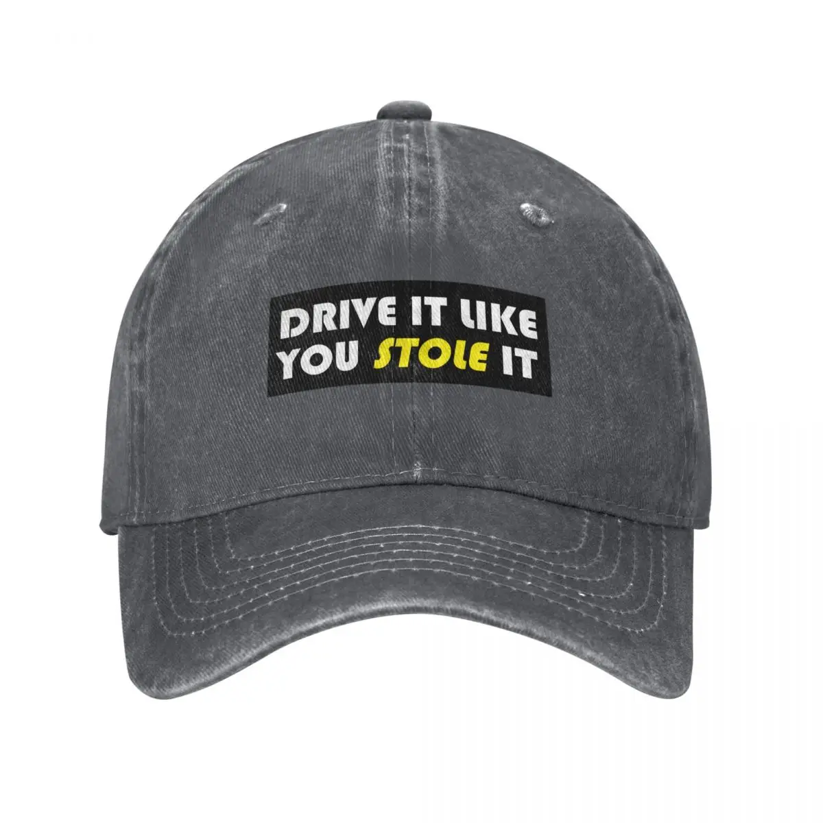 

Drive Like You Stole It Funny Car Slap Baseball Cap Beach Outing Sun Cap Snapback Cap Men's Baseball Women's