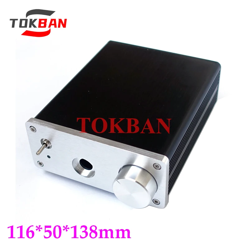 

Tokban Audio 116*50*138 мм полностью алюминиевый усилитель для наушников HA-PRO Корпус DIy HIFI мини-усилитель