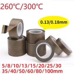5 8 10 13 20 30 50x 0.13/0.18mm Adhesive Cloth Insulated Vacuum Seal Machine High Temperature Resistant Electric PTFE Tape 10m