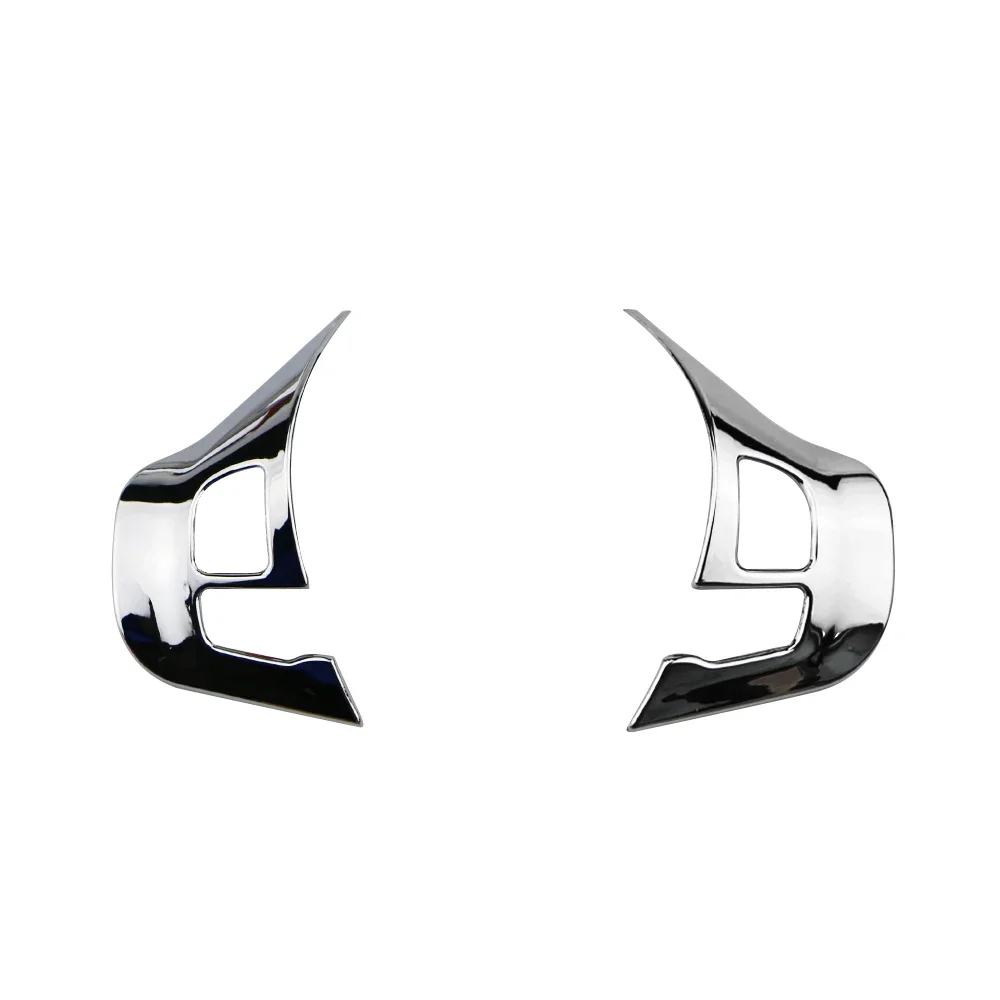 Glossy Trim Wrap Cover Emblem Decal Steering Wheel Sticker for Peugeot 208 2008 2014-2018 Interior Accessories